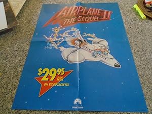 Vintage Promo Poster for Hime Video Airplane ll The Sequel 20 x 25