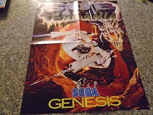 Promo Poster for Sega Genesis Sub Terrania 17 x 21