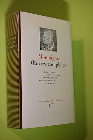 Oeuvres complètes Bibliotheque de la Pleiade. Textes Etablis par Albert Thibaudet et Maurice Rat ...