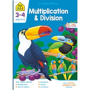 Image du vendeur pour School Zone - Multiplication and Division 3-4 Deluxe Edition Workbook, Ages 8 to 10, Estimating Products, Quotients, Remainders, and More by Barbara Bando Irvin&#44 Ph.D., School Zone Staff [Paperback ] mis en vente par booksXpress
