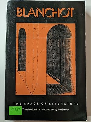 Seller image for The Space of Literature for sale by Bay Used Books
