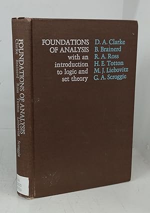 Bild des Verkufers fr Foundations of Analysis with an introduction to logic and set theory zum Verkauf von Attic Books (ABAC, ILAB)