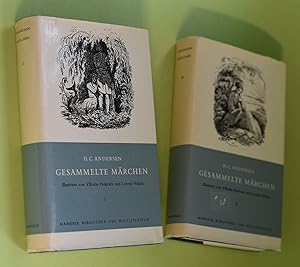 Gesammelte Märchen. Band I+II (1+2), komplett Hans Christian Andersen. Ill. von Vilhelm Pedersen ...