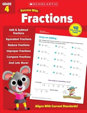 Seller image for Scholastic Success with Fractions Grade 4 by Scholastic Teaching Resources [Paperback ] for sale by booksXpress