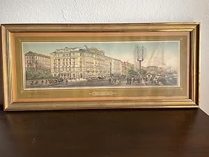 Franz Josefskai (Stadtseite, mit Hotel Metropole), aus: Die Wiener Ringstraße in ihrer Vollendung...