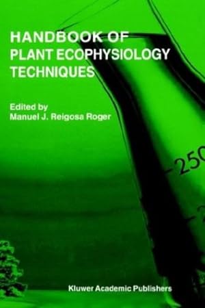 Imagen del vendedor de Handbook of Plant Ecophysiology Techniques [Hardcover ] a la venta por booksXpress