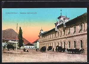 Ansichtskarte Domodossola, Stazione internazionale, Bahnhof