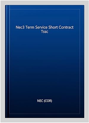 Seller image for Nec3 Term Service Short Contract Tssc for sale by GreatBookPrices