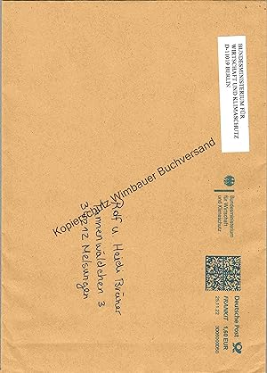 Seller image for Original Briefumschlag Bundesministerium fr Wirtschaft und Klimaschutz 2022 for sale by Antiquariat im Kaiserviertel | Wimbauer Buchversand