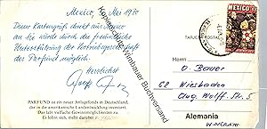 Imagen del vendedor de Original Autogrammpostkarte WM 70 Mexiko Wolfgang Overath a la venta por Antiquariat im Kaiserviertel | Wimbauer Buchversand