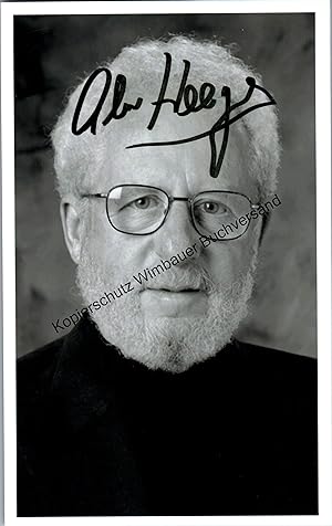 Seller image for Alan Heeger Nobelpreis fr Chemie 2000 // Autogramm Autograph signiert signed signee for sale by Antiquariat im Kaiserviertel | Wimbauer Buchversand