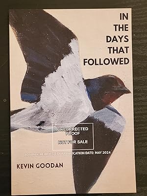 Seller image for In the days that followed - advance reader's copy for sale by AlesBoker