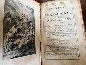 Imagen del vendedor de The Adventures of Telemachus, The Son of Ulysses Written by the Archbishop and Duke of Cambray with A POEM on a RURAL RETREAT, written by the same Author, when a young ABBOT among the Mountains of Avergne in France; and likewise, by another Hand, the Adventures of ARISTONOUS. Translated into English from the best Paris and other Editions, by Mr. OZELL. To which are added many Large and Explanatory Notes, taken from several Editions of this Work. a la venta por Americana Books, ABAA