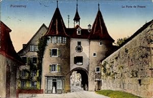 Ansichtskarte / Postkarte Pruntrut Porrentruy Kanton Jura, La Porte de France