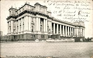 Ansichtskarte / Postkarte Melbourne Victoria Australien, Bundesparlamentsgebäude