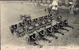 Ansichtskarte / Postkarte Paris VII. Palais Bourbon, Hotel de invalides, eroberte deutsche Artill...