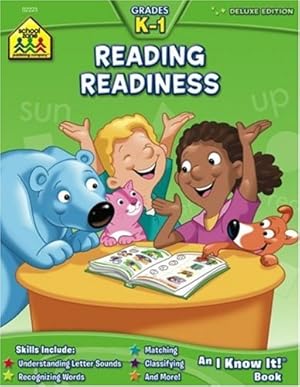 Seller image for School Zone - Reading Readiness K-1 Deluxe Edition Workbook, Kindergarten through First Grade, Ages 5 to 7, Story Order, Letter Sounds, Same and Different, Rhyming, and More by Joan Hoffman, School Zone Staff [Perfect Paperback ] for sale by booksXpress