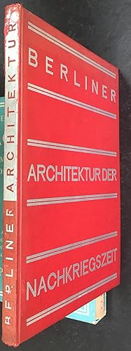 Seller image for Berliner Architektur der Nachkriegszeit. Mit einer Einfhrung von E. Redslob. for sale by Knights Rare Books (Est. 1994)