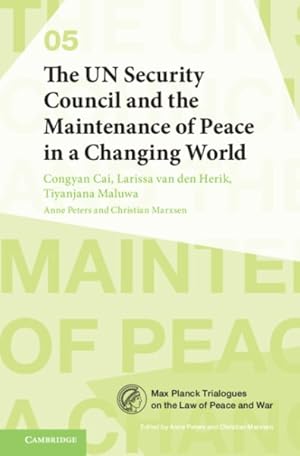 Seller image for Un Security Council and the Maintenance of Peace in a Changing World for sale by GreatBookPrices