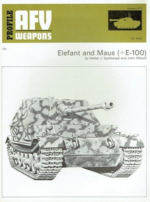 Seller image for PROFILE AFV 61: ELEFANT AND MAUS (+ E-100) for sale by Paul Meekins Military & History Books