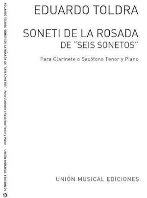 Imagen del vendedor de Soneti De La RosadaKlarinette und Klavier : Buch a la venta por Smartbuy