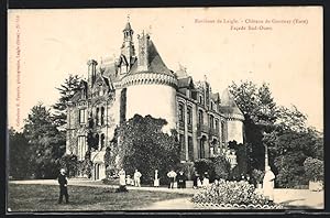 Carte postale Gournay, le Chateau, Facade Sud-Ouest