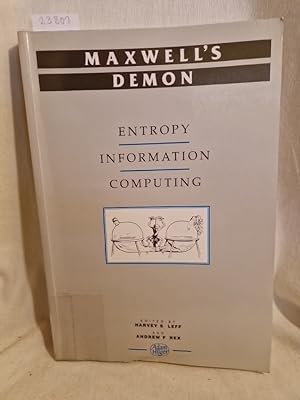 Bild des Verkufers fr Maxwell's Demon: Entropy, Information, Computing. zum Verkauf von Versandantiquariat Waffel-Schrder