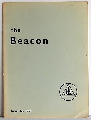 Bild des Verkufers fr The Beacon November 1960 Volume XXXVIII Number 12 zum Verkauf von Argyl Houser, Bookseller