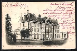 Carte postale St-Maurice-les-Charencey, Château de Champthierry, Côté Est