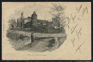 Carte postale Onet-le-Chateau, vue sur Burg