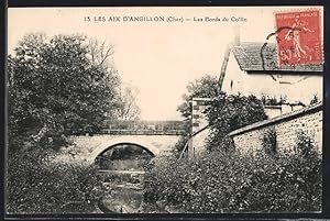 Carte postale Les Aix-d'Angillon, les Bords du Collin