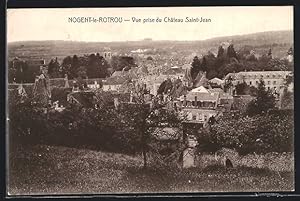 Carte postale Nogent-le-Rotrou, Vue prise du Château Saint-Jean