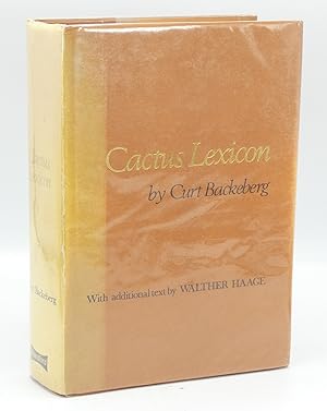 Image du vendeur pour Cactus Lexicon: Enumeratio Diagnostica Cactacearum mis en vente par Besleys Books  PBFA