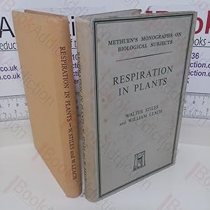 Immagine del venditore per Respiration in Plants (Methuen's Monographs on Biological Subjects series) venduto da BookAddiction (ibooknet member)