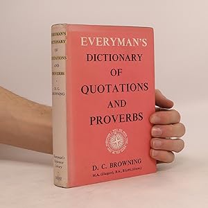 Bild des Verkufers fr Everyman's Dictionary of Quotations and Proverbs zum Verkauf von Bookbot