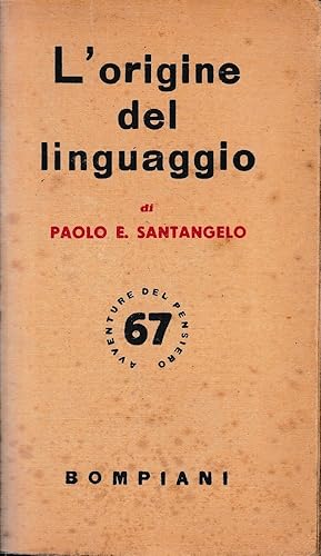 Seller image for L'origine del linguaggio. for sale by librisaggi