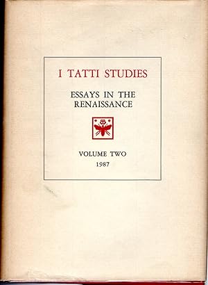 Immagine del venditore per I Tatti Studies. Essays in the Renaissance. Volume 2, 1987 venduto da Dorley House Books, Inc.