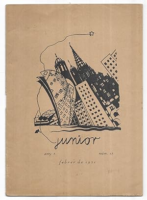 Junior nº 15 Revista portaveu dels alumnes de la Mútua Escolar Banquerna. Febrer de 1931