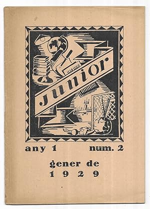 Junior nº 2 Revista portaveu dels alumnes de la Mútua Escolar Banquerna. Gener de 1929
