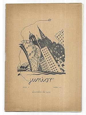 Junior nº 13 Revista portaveu dels alumnes de la Mútua Escolar Banquerna. Desembre de 1930