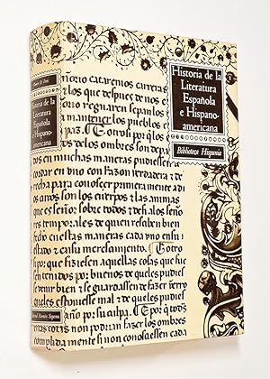 Imagen del vendedor de HISTORIA DE LA LITERATURA ESPAOLA E HISPANOAMERICANA a la venta por Libros con Vidas
