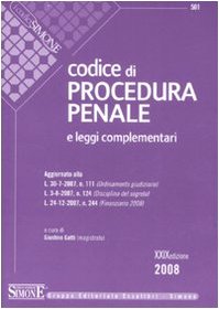 Immagine del venditore per Codice di procedura penale e leggi complementari venduto da librisaggi