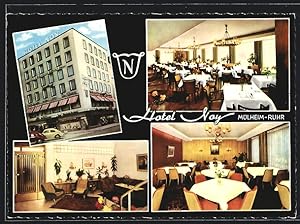 Seller image for Ansichtskarte Mlheim / Ruhr, Hotel Noy, Schlosstsrasse 28-30, VW Kfer for sale by Bartko-Reher