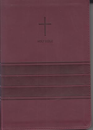 Bild des Verk�ufers f�r NIV, Value Thinline Bible, Large Print, Leathersoft, Burgundy, Comfort Print zum Verkauf von Robinson Street Books, IOBA