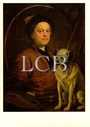 Seller image for The Painter and His Pug, 1745 - Postcard for sale by LEFT COAST BOOKS