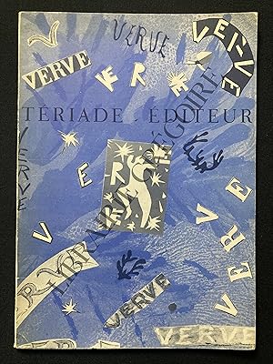 CATALOGUE-TERIADE EDITEUR-REVUE VERVE-EXPOSITION DU 6 FEVRIER AU 12 MARS 1960