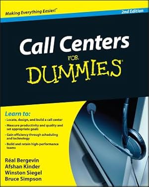 Imagen del vendedor de Call Centers for Dummies (Paperback or Softback) a la venta por BargainBookStores