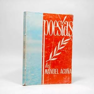 Seller image for Poesas Escogidas Manuel Acua Pax Mxico 1988 Bh1 for sale by Libros librones libritos y librazos