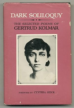 Bild des Verkufers fr Dark Soliloquy: The Selected Poems of Gertrud Kolmar zum Verkauf von Between the Covers-Rare Books, Inc. ABAA