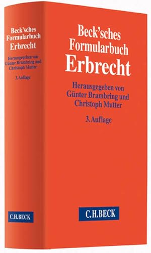 Seller image for Beck'sches Formularbuch Erbrecht for sale by Studibuch